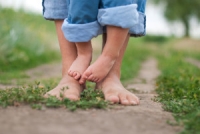 Children's Feet From Pre-Crawling to School Age